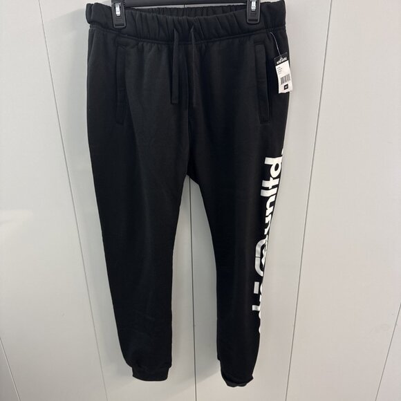 Ecko Unlimited Other - Ecko Unltd Mens Medium‎ Black Fleece Jogger Elastic Waist Logo EO49G286 NWT